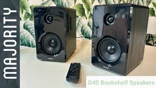 MAJORITY D40 Bluetooth Bookshelf Speakers  The Ultimate Audio Experience [upl. by Notyrb]