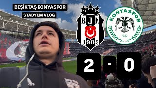 BEŞİKTAŞ 2 KONYASPOR 0 STADYUM VLOG  29 EKİM KUTLAMALARI  MUÇİ ZEHİRLENMESİ [upl. by Anwadal]