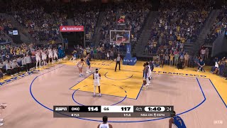 NBA 2K25 Gameday Mode  THUNDER vs WARRIORS FULL GAME HIGHLIGHTS [upl. by Nyvlem]