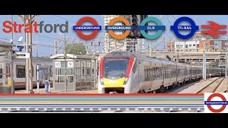 Trains at Stratford Station SRA  GEML May 2021 [upl. by Treborsemaj]