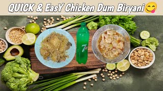 Dum biryani Best Homemade chichen biryani recipe 😋Happy Life with Fatima [upl. by Web]