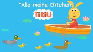 Alle meine Entchen  TiRiLi  Kinderlieder zum Mitsingen [upl. by Refennej]