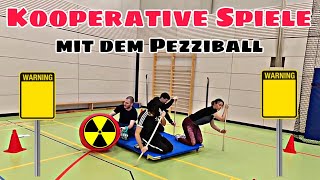 Kooperative Spiele mit dem Pezziball  Der Giftmülltransport Escape Room Edition Sportunterricht [upl. by Meuse]