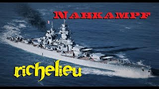 World of Warships  Richelieu Nahkampf [upl. by Abil]