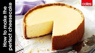 The Perfect Baked New York Cheesecake [upl. by Asserac989]