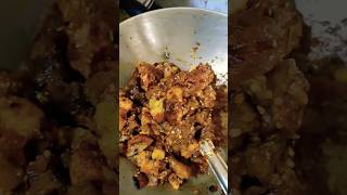 baingan ka bhartashortsfeed eatdeliciousfoodies easynquickrecipefoodclips [upl. by Kippar]