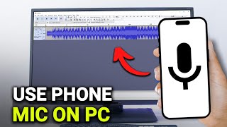 How To Use Phone As A Mic On PC Easiest Way [upl. by Arahsal]