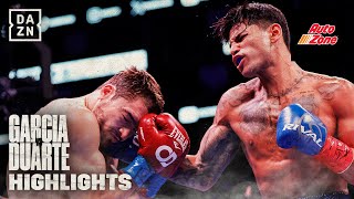 THE RETURN  Ryan Garcia vs Oscar Duarte Fight Highlights [upl. by Kleon569]