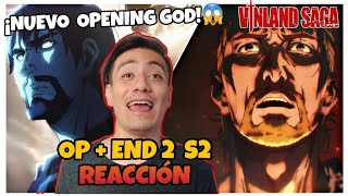 VINLAND SAGA OPENING 2 Y ENDING 2 SEASON 2 REACCIÓN  MAPPA LO VOLVIÓ A HACER  REACTION [upl. by Diet871]