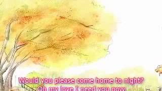 Chinese Melodie  Would you please come home tonight Lyrics [upl. by Ynaiffit]