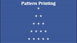 C Practical and Assignment ProgramsPattern Printing 6 [upl. by Bosson913]