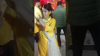 haldi dance performance 🔥💯anjusubscribe trendingshorts [upl. by Enelrahs]