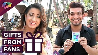 Arjun Bijlani And Alisha Panwar Receive Gifts From Fans  Exclusive [upl. by Hannala735]