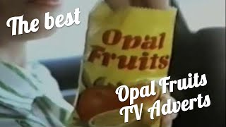 The best Opal Fruits TV adverts compilation  From Opal Fruits to Starburst [upl. by Annuahs]