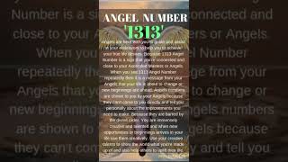 1313 Angel number meaning angelnumber tarotreading [upl. by Terry425]