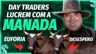 LIVE Day traders lucrem com a manada Seja financiado por outros Traders [upl. by Ailedua]