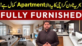 Beautiful Fully Furnished Apartment in Bahria Town Karachi  3 Bedrooms Fully Furnished Apartment [upl. by Berthe]