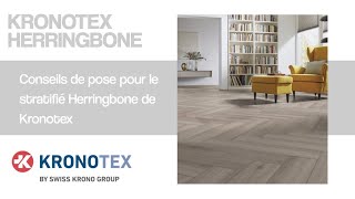 Conseils de pose pour le stratifié Herringbone de Kronotex [upl. by Palmer790]