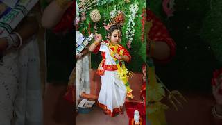 Vivekananda sisu varati nursery schoolDhak baja kasor baja ulu de ar durga maashortreelsvedio [upl. by Mehala]