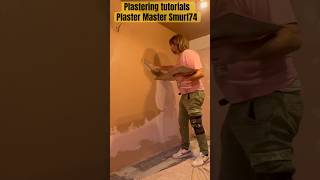 Plastering diy renovation construction limeplaster plastering plasterer plaster shorts [upl. by Suiddaht109]