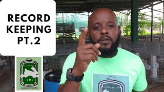 Trinidad Rabbit Farming  Record Keeping Pt 2 [upl. by Loella]