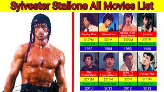 Sylvester Stallone All Hits amp Flops Movies List  sylvesterstallone rocky rambo firstblood [upl. by Nylidnarb]