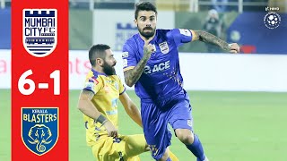 Hero ISL 201819  Mumbai City FC 61 Kerala Blasters FC  Highlights [upl. by Ogdan]