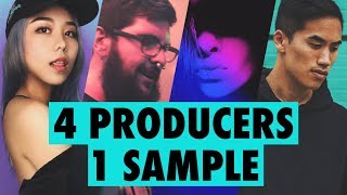 4 PRODUCERS FLIP THE SAME SAMPLE ft Dyalla Mr Bill JVNA [upl. by Kerrie]