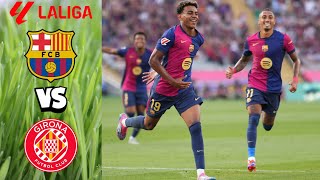 Barcelona vs Girona Spain La Liga 20242025 [upl. by Enayd574]