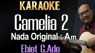 Camelia 2 Karaoke Ebiet GAde Nada Pria Cowok Male key Original key Am [upl. by Lynus326]