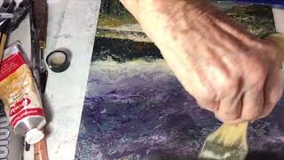 31 Varnishing A Cold Wax Painting L Benton McCloskey 22619 [upl. by Fernald]