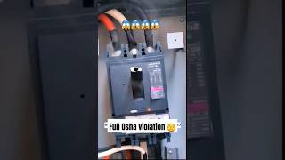 Full Osha violation construction electrical funny shorts [upl. by Frere]