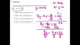 Slopes and Intercepts 3 V2 [upl. by Niltyak]