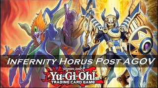 YuGiOh Infernity Horus Combos 2023 50 Post AGOV ft Test Hand EDOProYGOPro [upl. by Garner909]