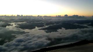 SUNRISE at SAO PAULO TERMINAL AREA amp APPROACH TO SBSP TIMELAPSE [upl. by Caine412]