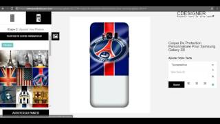 Coque Personnalisée Samsung Galaxy S8  Personnalisation En Ligne Pas Cher [upl. by Chellman425]