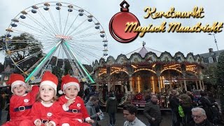 Vlog 129 Kerstmarkt Magisch Maastricht [upl. by Hulbig157]