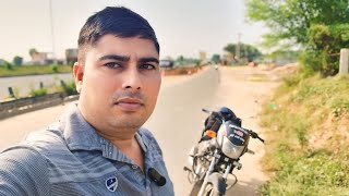 Bajaj CT 100 bike ride Pavta se Neemrana highway bike ride Bajaj CT 100 bike ride Jatt Prabhjot [upl. by Elnukeda]