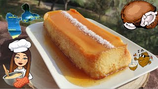 CE DESSERT VOUS FERA SALIVER 😍🍮 FLAN ANTILLAIS À LA NOIX DE COCO🥥 Deli Cuisine [upl. by Airbmac]