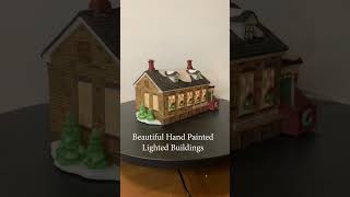 Dept 56 Stoney Brook Town Hall New England Village Decoration available at treasuretiquecom [upl. by Randie]