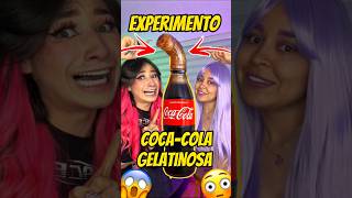 COCACOLA GELATINOSA😱😳🔥 casi explota🤯 shortsviral [upl. by Nirroc]