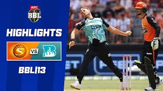 Perth Scorchers v Brisbane Heat  BBL13 [upl. by Drareg306]