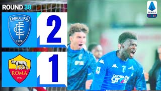 Empoli Roma 21 Gli Highlights  Serie A 202324  RomaEmpoli Oggi  Gol Di MBaye Niang [upl. by Saravat]