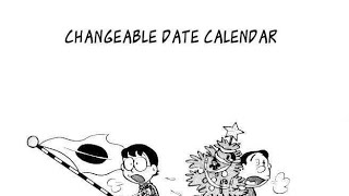 Doraemon Comic  Changeable Date Calendar Vol 03 Chapter 36 doraemon [upl. by Asseram]