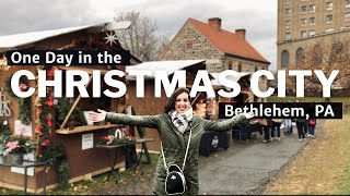 Bethlehem PA Christmas City USA  Things to do during Christmas in Moravian District 2021  Vlog [upl. by Varrian]