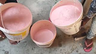 How to water prepare Distemper paint  interior paints  Low price paint  Asian paints [upl. by Llennaj]