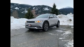 Ioniq 5 RWD snow day range test [upl. by Elleynad]