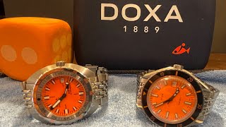 Dos Doxa’s … Comparing my Doxa Sub 300T vs my Doxa Sub 200 [upl. by Uwkuhceki]