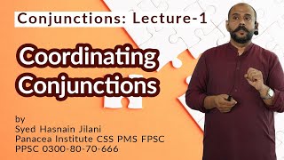 Coordinating Conjunctions  Lecture 1 Conjunctions [upl. by Yensehc]