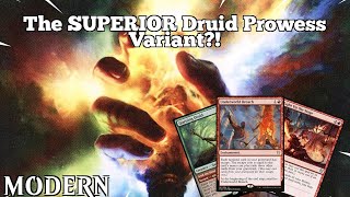 The SUPERIOR Druid Prowess Variant  GR Prowess  Modern  MTGO [upl. by Lletnohs723]